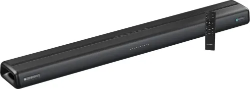 Image of ZEBRONICS Juke Bar 3820A Pro, BTv5.0, Alexa built-in, Inbuilt dual sub 80 W Bluetooth Soundbar (Black, 2.0 Channel)