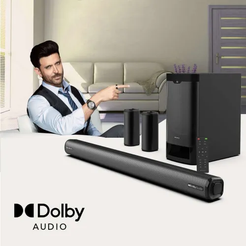 Image of ZEBRONICS Juke Bar 9400 Pro Dolby 525 W Bluetooth Soundbar (Black, 5.1 Channel)