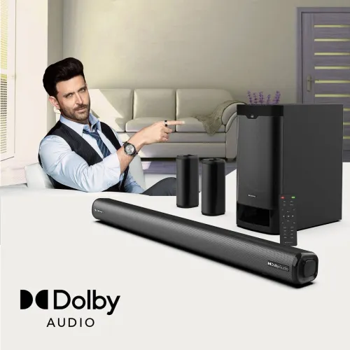 Image of ZEBRONICS Juke Bar 9400 Pro Dolby 525 W Bluetooth Soundbar (Black, 5.1 Channel)