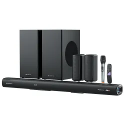 ZEBRONICS Juke BAR 9900 Soundbar 725 Watts Wireless UHF Mic Deep Bass