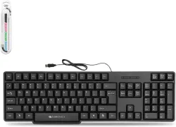 ZEBRONICS K20 Keyboard and Cable Protector Combo Set