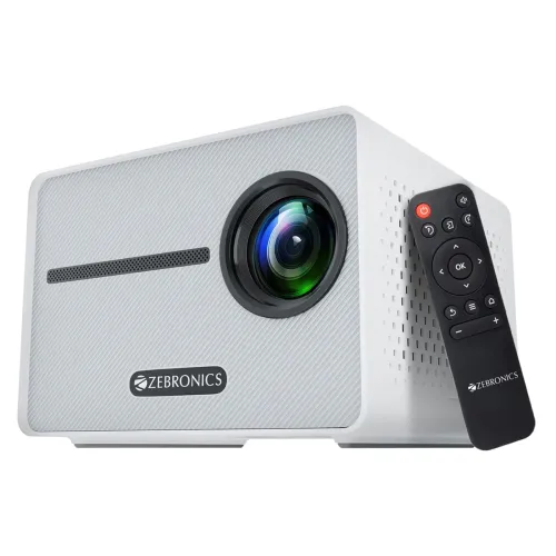 Image of Zebronics LED Projector FHD 1080p, 3000 Lumens, Bluetooth 5.1