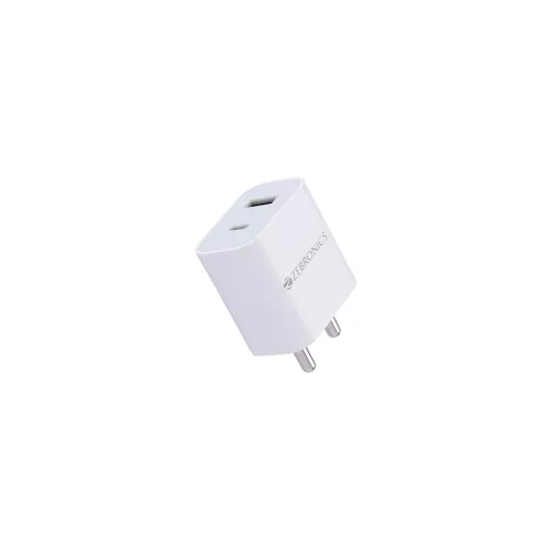 Image of Zebronics MA106B Type C + USB Charger (20W)