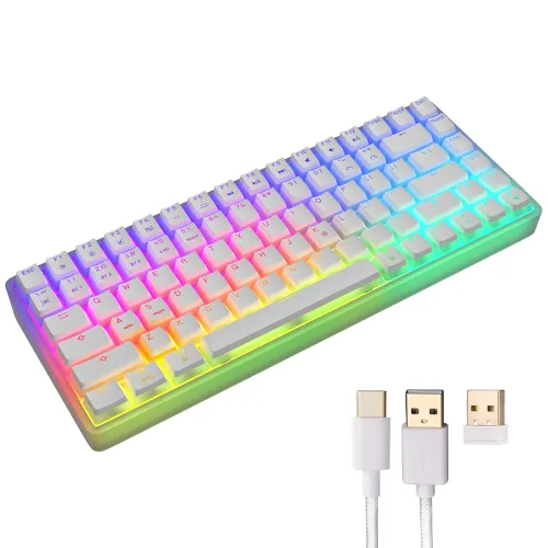 Image of ZEBRONICS MAX Ninja 200 Wireless Mech Keyboard (Outemu Red, RGB) 