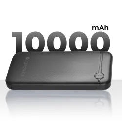 ZEBRONICS Mb10000S11 Power Bank, 10000 Mah, Rapid Charge, 20W Output, Dual USB Output .
