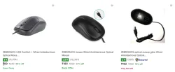 Zebronics Mouse Starting @ ₹89