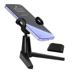 ZEBRONICS MS60, Mobile Holder, Upto 6.9 inches, 360° Rotatable, 120° Tilt Adjustment, Lightweight & Handy, Cable Managem