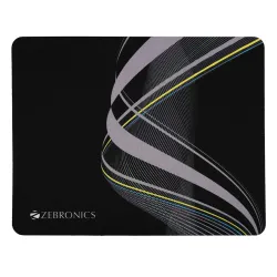 ZEBRONICS MSP-X1 Mouse Pad, for Speed and Precision Operation, Smooth Cloth Surface, Roll and Go, Optimised for All Mous