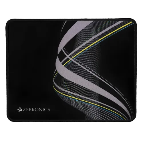 Image of ZEBRONICS MSP-X2 Mouse Pad, Smooth Micro Fiber Cloth with Stitched Edges