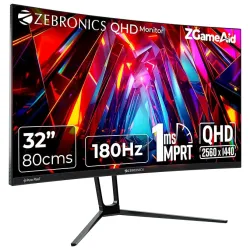 ZEBRONICS N32A 32inch QHD Curved 180Hz Monitor