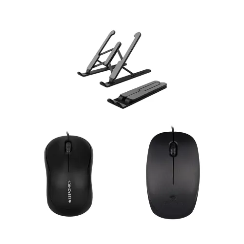 Image of Zebronics NS1000 Laptop Stand – Foldable, Anti-Slip, Portable