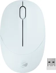 ZEBRONICS Panther Ambidextrous Optical Mouse 1600DPI, Silent Ergonomic, Power Saving Precision (2.4GHz Wireless, White)