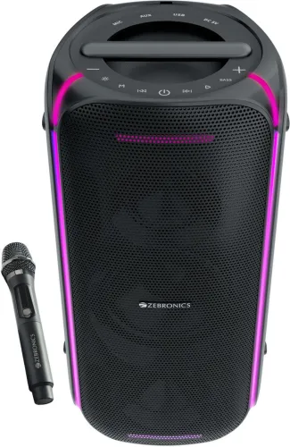Image of ZEBRONICS Party Fyre 100 Trolley Speaker 6 Playback