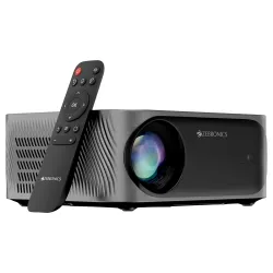 ZEBRONICS PIXAPLAY 25, Smart Projector, 1080p, 7500 Lumens, 200 Screen Size