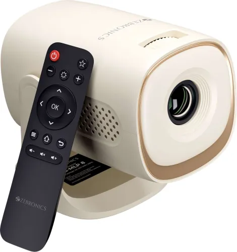 Image of ZEBRONICS PixaPlay 72 Plus Portable Smart Projector