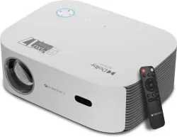ZEBRONICS PIXAPLAY 17 Projector | 1080p FHD | Wi-Fi & BT | White+Grey