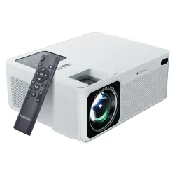 ZEBRONICS PIXAPLAY 58, Smart Projector, 11500 Lumens, 4K Support, 210 Inch Screen Size, Quad Core Processor, Bluetooth, 