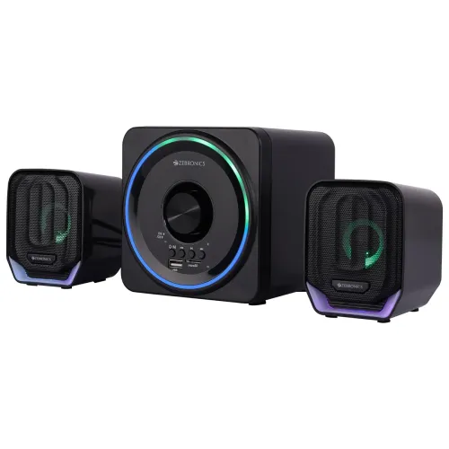 Image of ZEBRONICS Pluto 2-2.1 Channel Desktop Speaker
