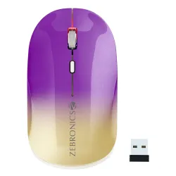 ZEBRONICS Poise Rechargeable Wireless Mouse, 