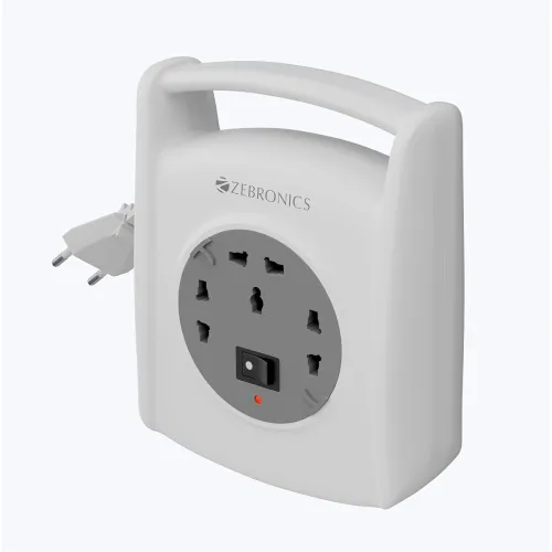 Image of Zebronics Power Block 138 2 Pin Flex Box with 8 Meter cable Extension Board