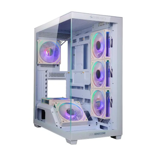 Image of Zebronics Premium Gaming Case Mid-Tower 6 ARGB Fans with 2 Reverse Blade Fans