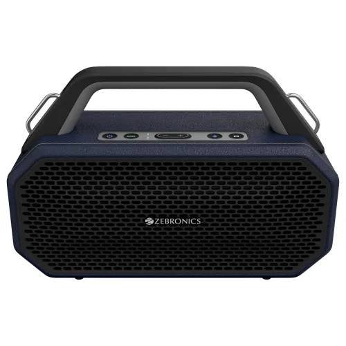 Image of ZEBRONICS Prima, Portable Bluetooth Speaker, 90 Watts, Upto 9 Hours Playback