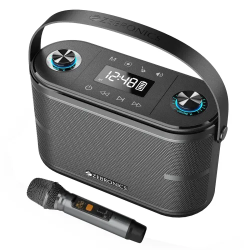 Image of ZEBRONICS Protone One 120W Bluetooth Speaker with Mic & Karaoke