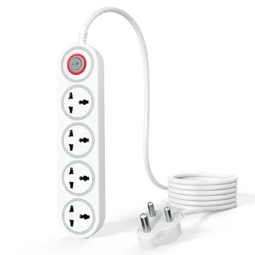 Image of ZEBRONICS PS4200H 1500W Power Strip with 4 Sockets and 2M Cable