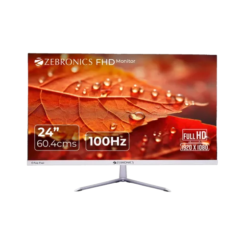 Image of ZEBRONICS Pure Pixel 60.4 cm (24 inch) Full HD LED Backlit VA Panel with 250