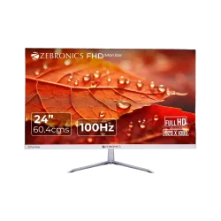 ZEBRONICS Pure Pixel 60.4 cm (24 inch) Full HD LED Backlit VA Panel with 250