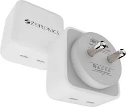 ZEBRONICS Quick Charge 5 A Single Port Mobile Charger (White)