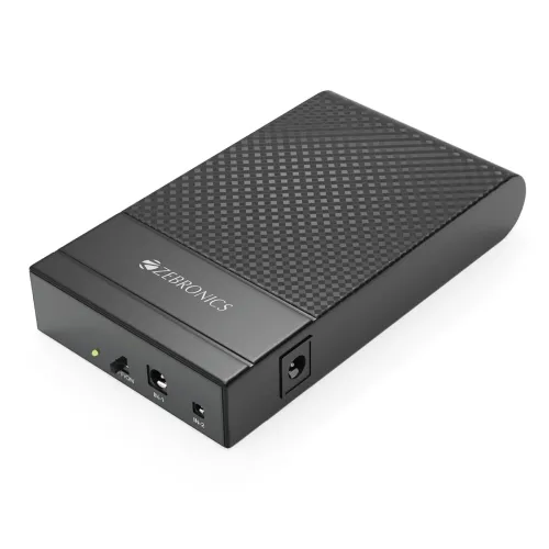 Image of Zebronics Router UPS, 4000mAh Battery, Upto 4 Hours Backup, 3A Output