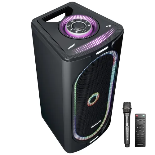 Image of ZEBRONICS ROXOR PRO 120W Party Speaker (Dolby, BT v5.4, Karaoke, RGB) 