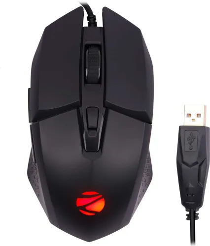 Image of ZEBRONICS Shark Wired Ambidextrous Optical Gaming Mouse 