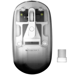Zebronics Sheer Pro Wireless Mouse Dual Mode 2.4GHz + BT 4 Buttons