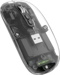Zebronics Sheer RGB Transparent Wireless Mouse