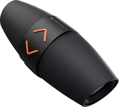 Image of ZEBRONICS SOUND FEAST 55 (PSPK 47) 10h Playback, BTv5.3 | TWS | USB | mSD | AUX, Deep Bass 14 W Bluetooth Speaker (Black