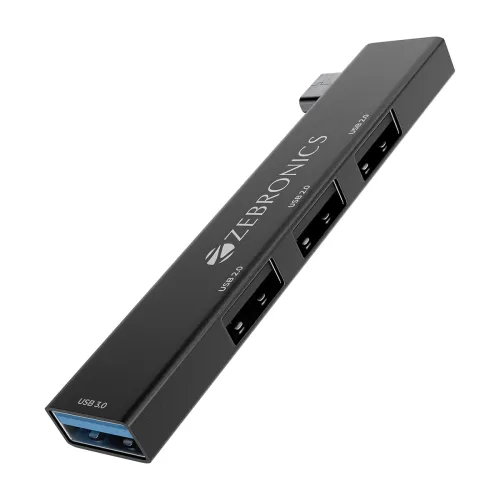 Image of ZEBRONICS TA210U Type-C to 4 USB Hub