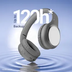 ZEBRONICS Thunder Max Bluetooth Over Ear Headphone with 120*Hrs Playback