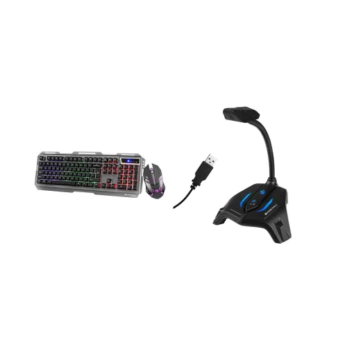 Image of ZEBRONICS Transformer Gaming USB Keyboard and Mouse Combo 
