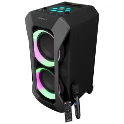 Zebronics Trolley DJ Speaker, 180W, AURACAST Technology, Upto 5h Playtime