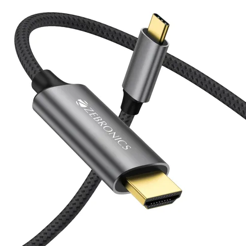 Image of Zebronics CHA20 Type C HDMI 4K 60Hz Cable 3M