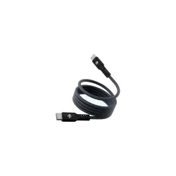 Zebronics Type C - Type C Magnetic Braided Cable, 60 Watts, Upto 480Mbps Data Sync, Fast Charging, 1 M, Compatible with iPhone 15 & 16 Series, iPad, MacBook, Samsung, Android (Wattz 60MCC1,....