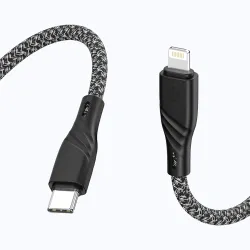 Zebronics Type-C to Lightning Fast Charging Cable, 27W 