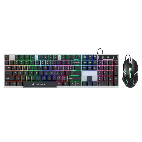 Image of ZEBRONICS USB New Launch Trion Gaming Keyboard & Mouse Gaming Combo