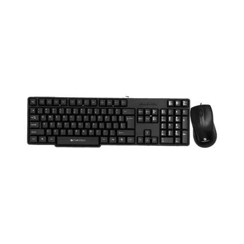 Image of ZEBRONICS Zeb-Judwaa Wired USB Standard Keyboard and Mouse