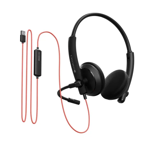 Image of Zebronics USB Wired Headphones (VCX 100)