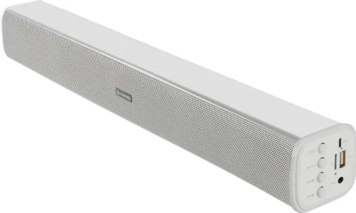 Image of ZEBRONICS Vita Pro,Dual drivers,BT v5.0,Upto 10H Playback, TWS, AUX/USB/mSD,LED display 24 W Bluetooth Speaker (White, S
