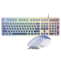 Zebronics Wired Keyboard & Mouse Combo, 104-Key, 1200 DPI, ₹ Key & Multimedia Controls, Ergonomic Mouse, 1.3m Cable, Mul