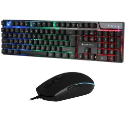 Zebronics War Gaming Keyboard and Mouse Combo with breathing LEDs and 3200 DPI